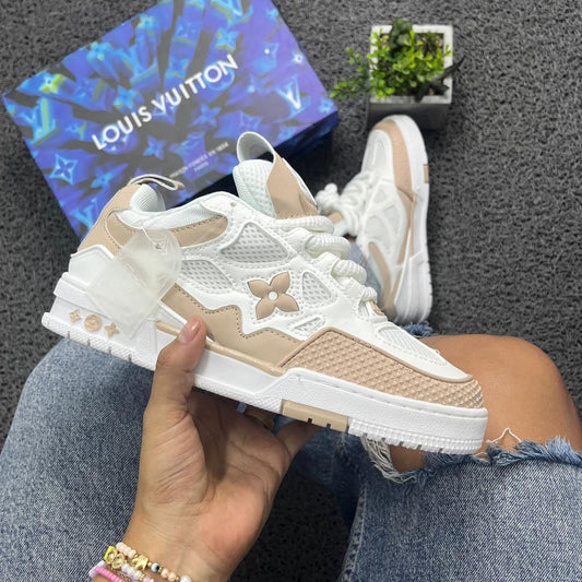 LOUIS VUITTON SKATE BEIGE - BLANCO