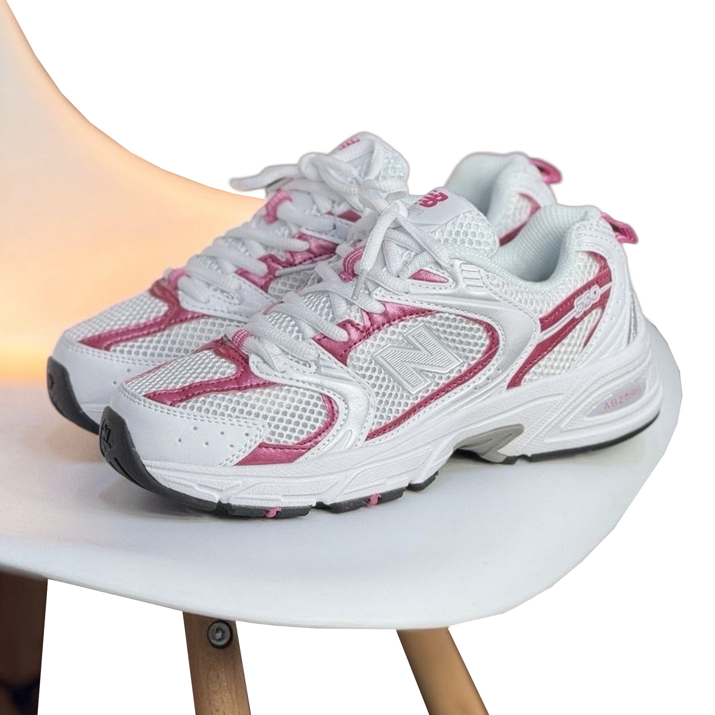 NEW BALANCE 530 - BLANCO - ROSADO