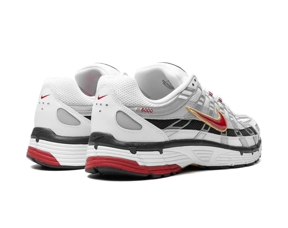 NIKE P-6000 GRIS/ROJO