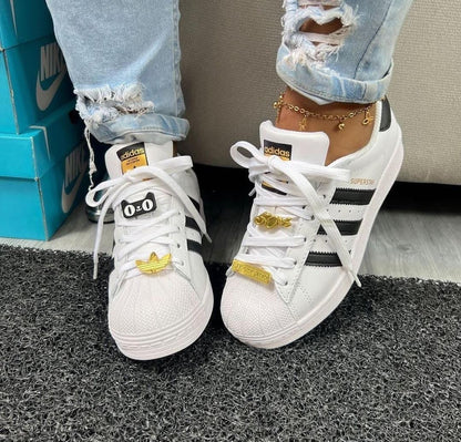 ADIDAS SUPER STAR BLANCO - NEGRO ACCESORIOS