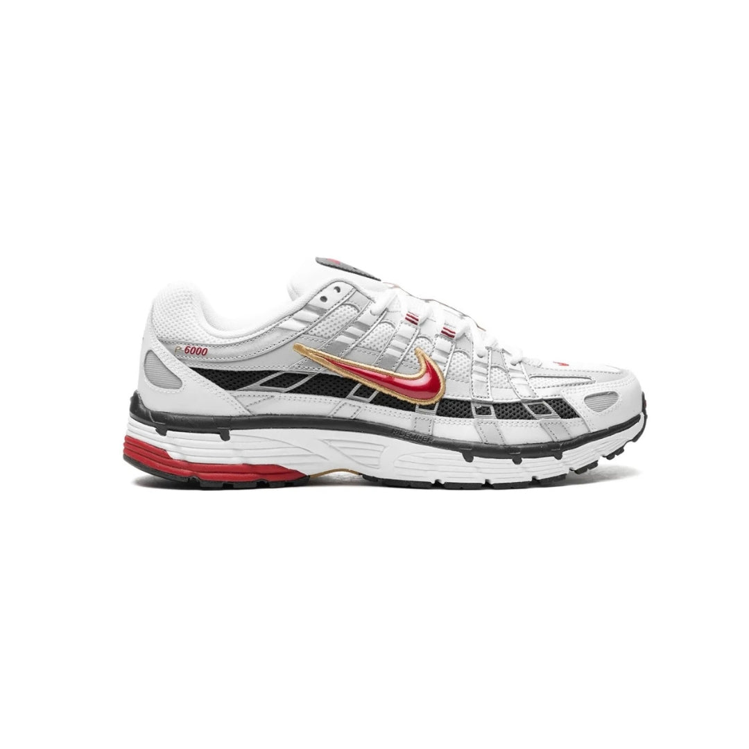 NIKE P6000 - GRIS / ROJO
