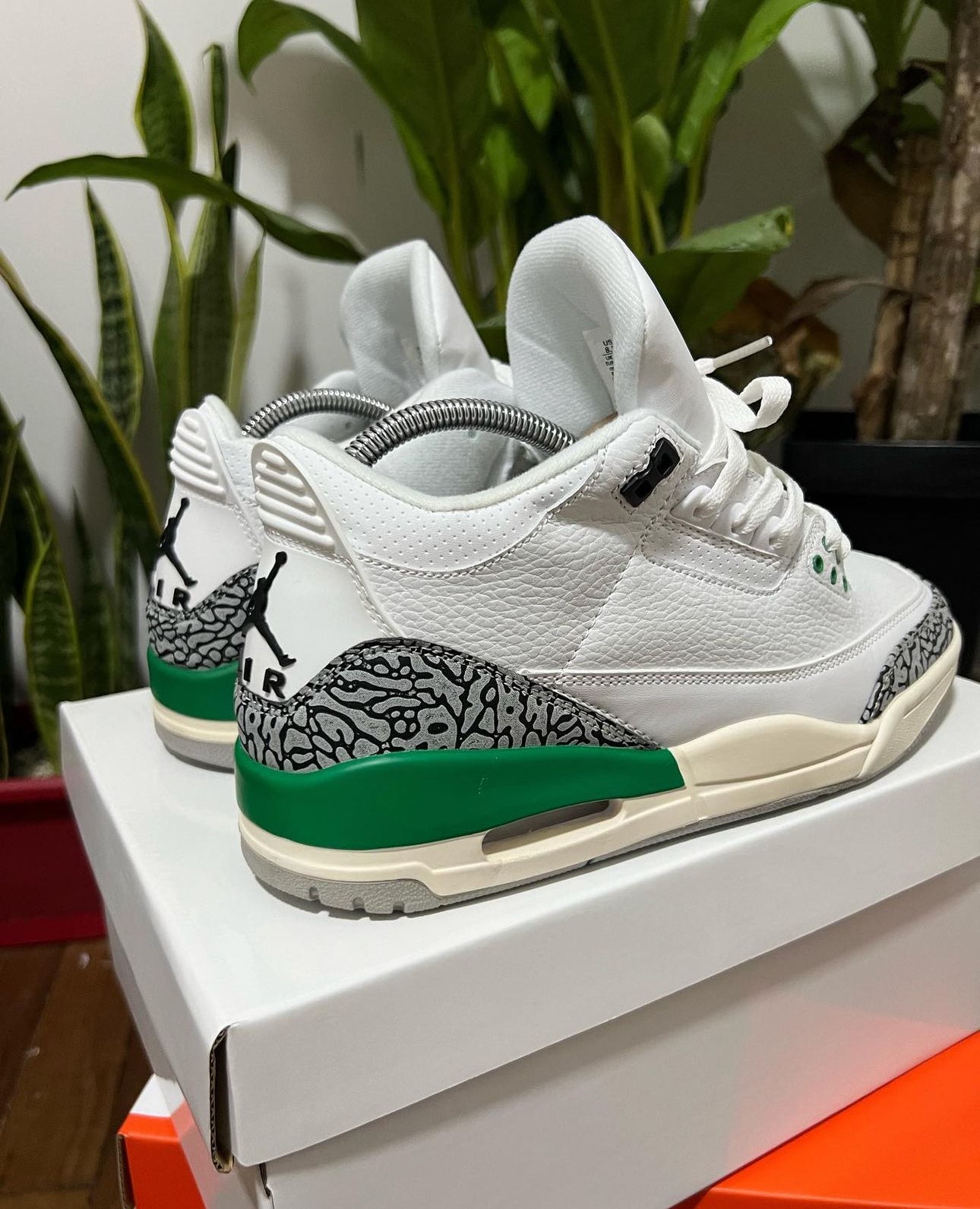 JORDAN RETRO 4 BLANCA - VERDE