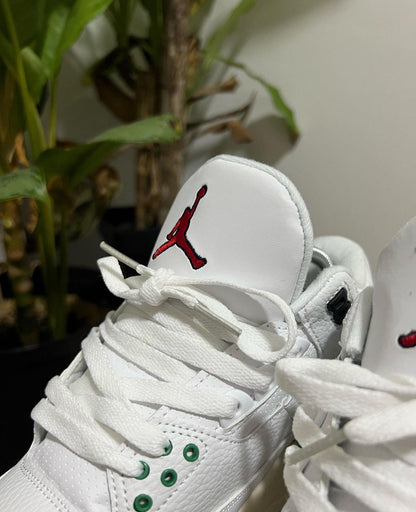 JORDAN RETRO 4 BLANCA - VERDE