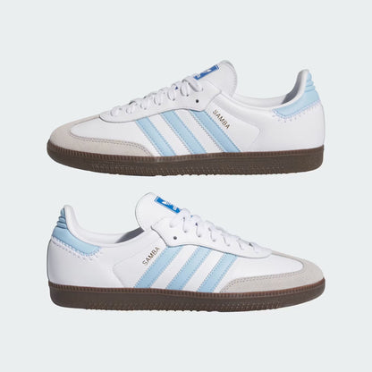 ADIDAS SAMBA BLANCO - AZUL