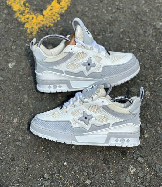 LOUIS VUITTON SKATE GRIS - BLANCO